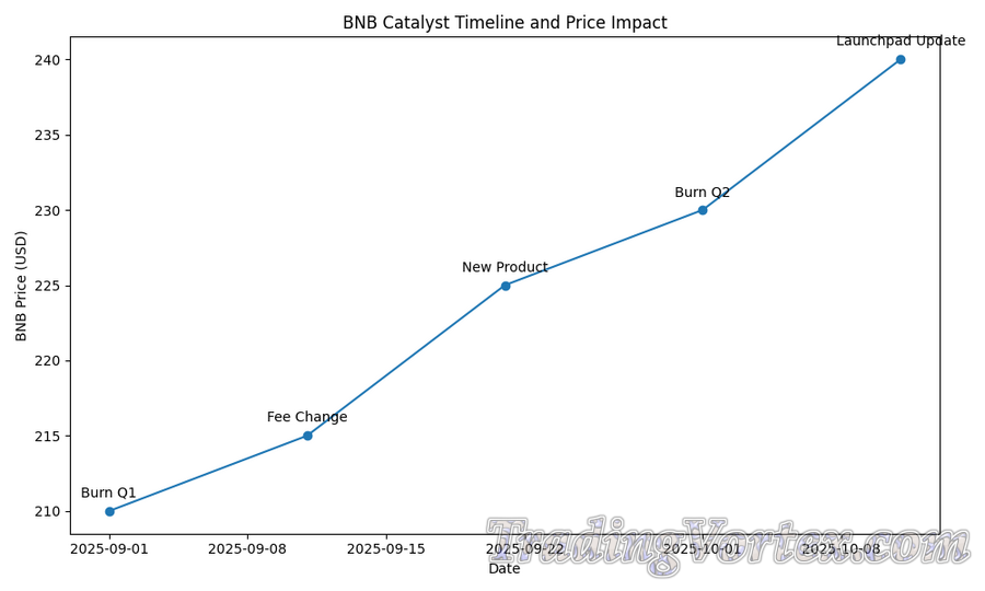 BNB Catalyst Timeline and Price Impact