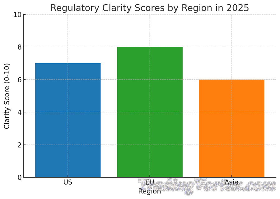 Regulatory Clarity Scores by Region in 2025