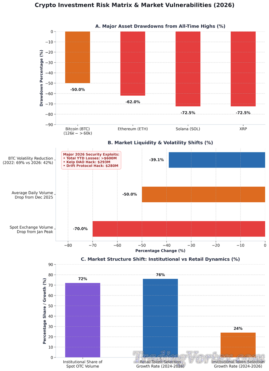 Crypto Investment Risk Matrix & Market Vulnerabilities (2026)