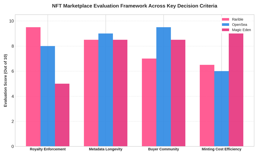 NFT Marketplace Evaluation Framework Across Key Decision Criteria