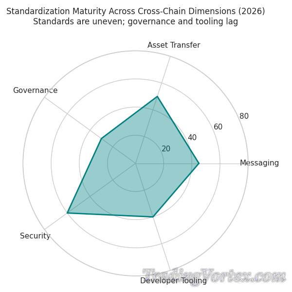 Standardization Maturity Across Cross‑Chain Dimensions (2026)