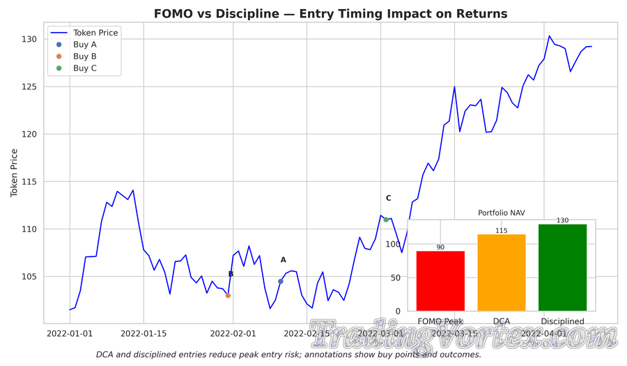 FOMO vs Discipline — Entry Timing Impact on Returns