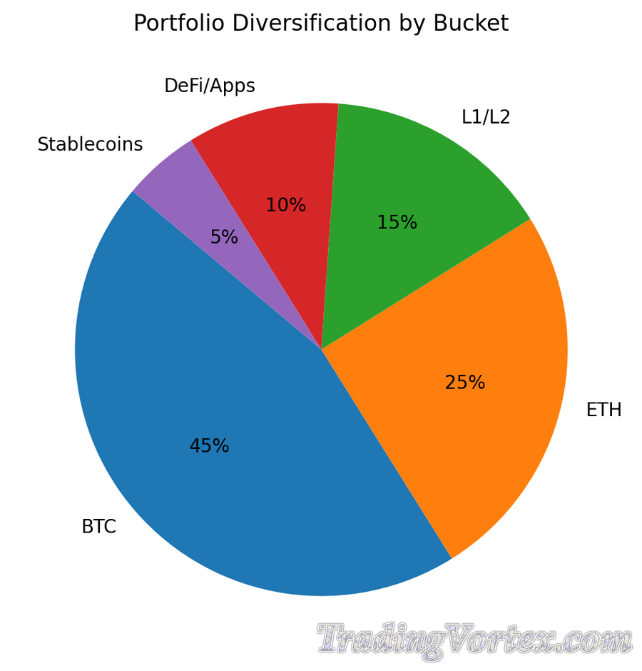 Portfolio Allocation Across Core Crypto Buckets
