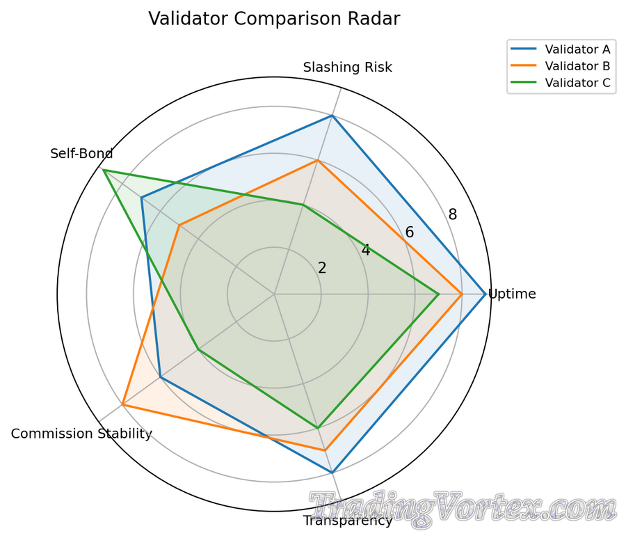 Validator Comparison Radar