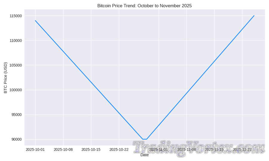 Bitcoin Price Trend: October to November 2025