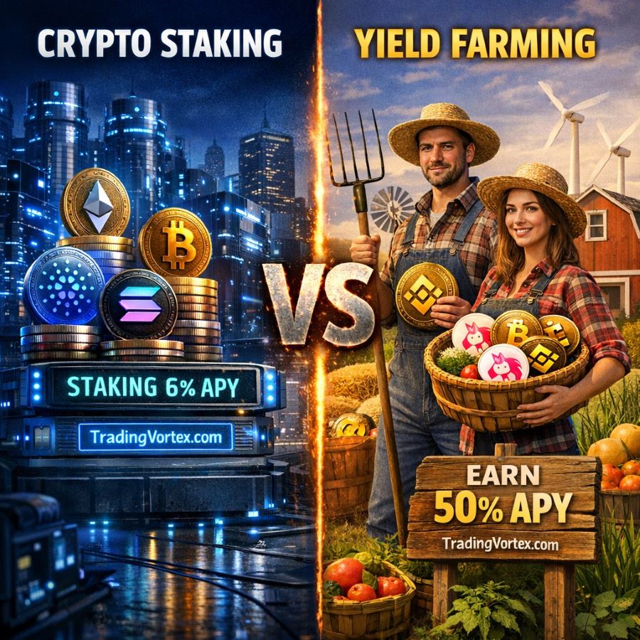 Crypto Staking vs Yield Farming: Which Is Better