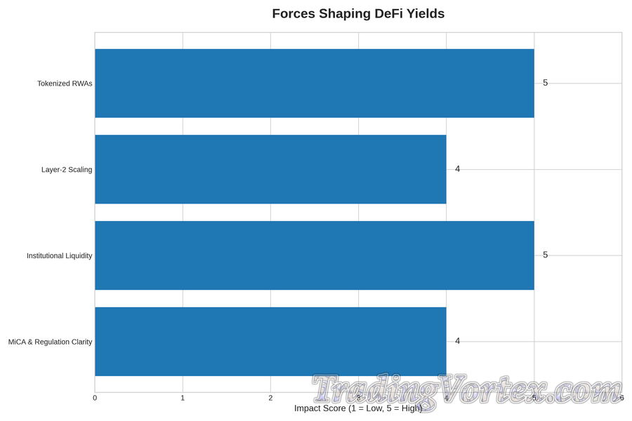 Forces Shaping DeFi Yields: Regulation, Institutions, Scaling, and RWAs