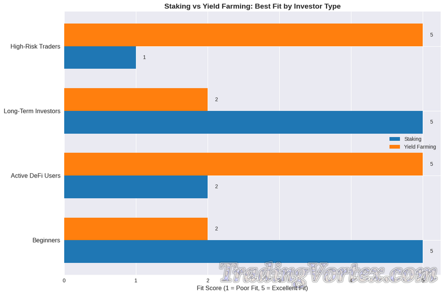 Staking vs Yield Farming — Best Fit by Investor Type