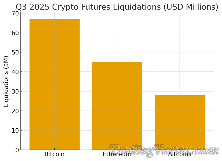 Q3 2025 Crypto Futures Liquidations (USD Millions)