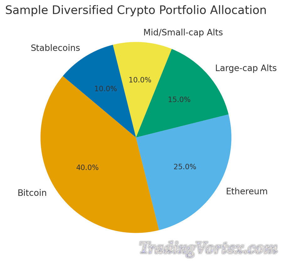 Sample Diversified Crypto Portfolio Allocation