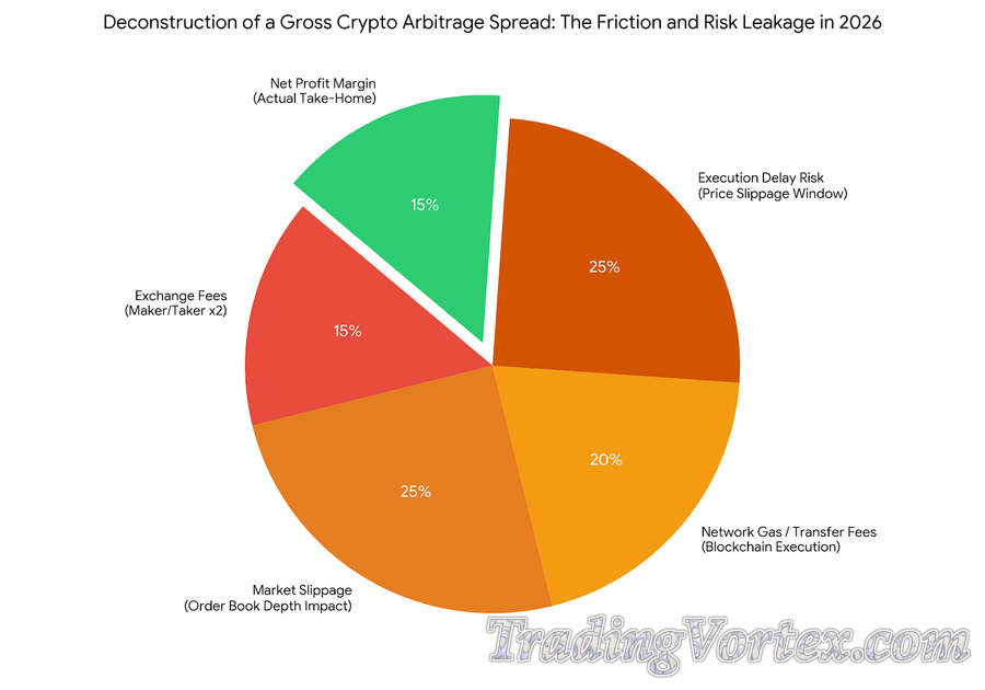 Deconstruction of a Gross Crypto Arbitrage Spread: The Friction and Risk Leakage in 2026