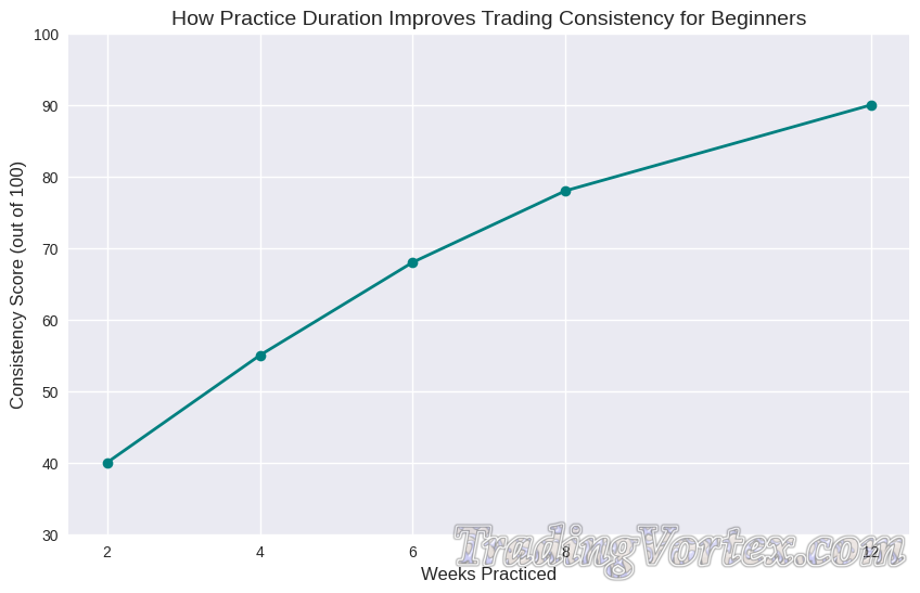 Practice Duration vs. Trading Consistency