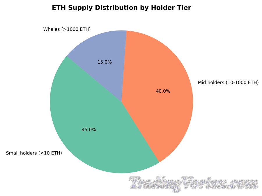 ETH Supply Distribution by Holder Tier