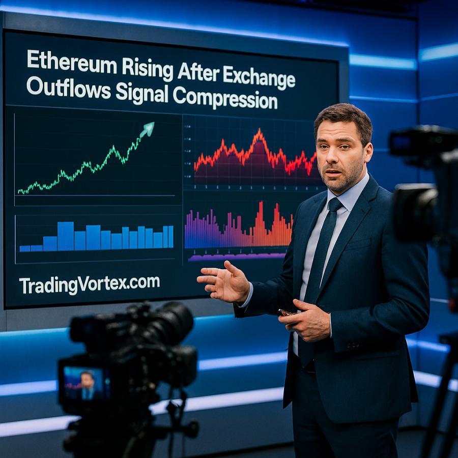 Ethereum Rising After Exchange Outflows Signal Compression