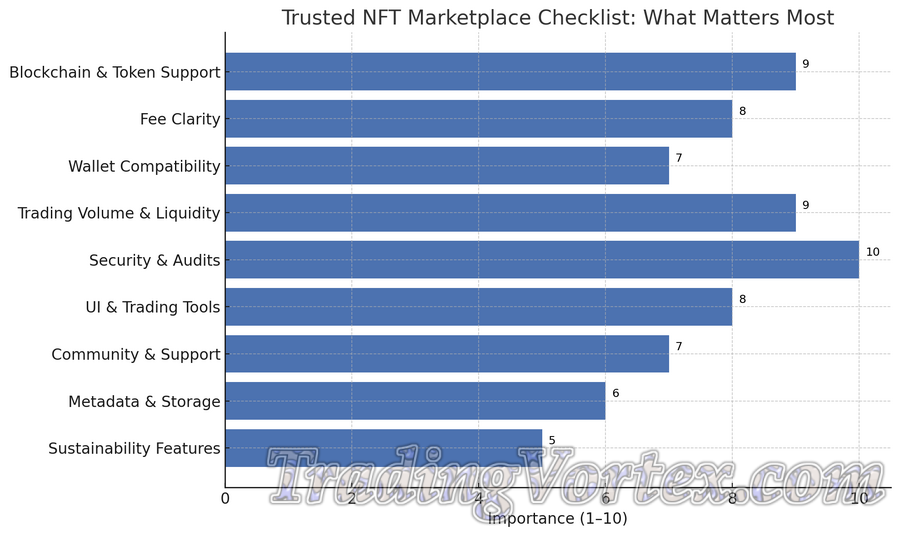 Trusted NFT Marketplace Checklist: What Matters Most