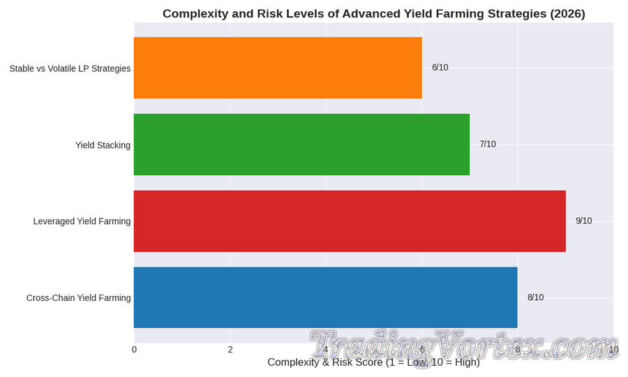 Complexity & Risk Comparison of Advanced Yield Farming Strategies (2026)