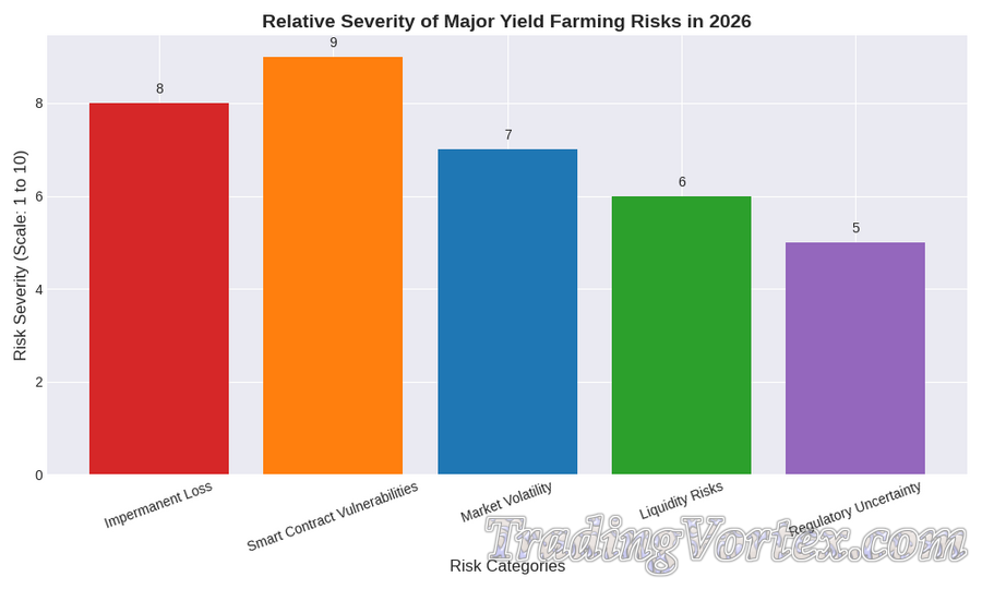 Relative Severity of Major Yield Farming Risks in 2026
