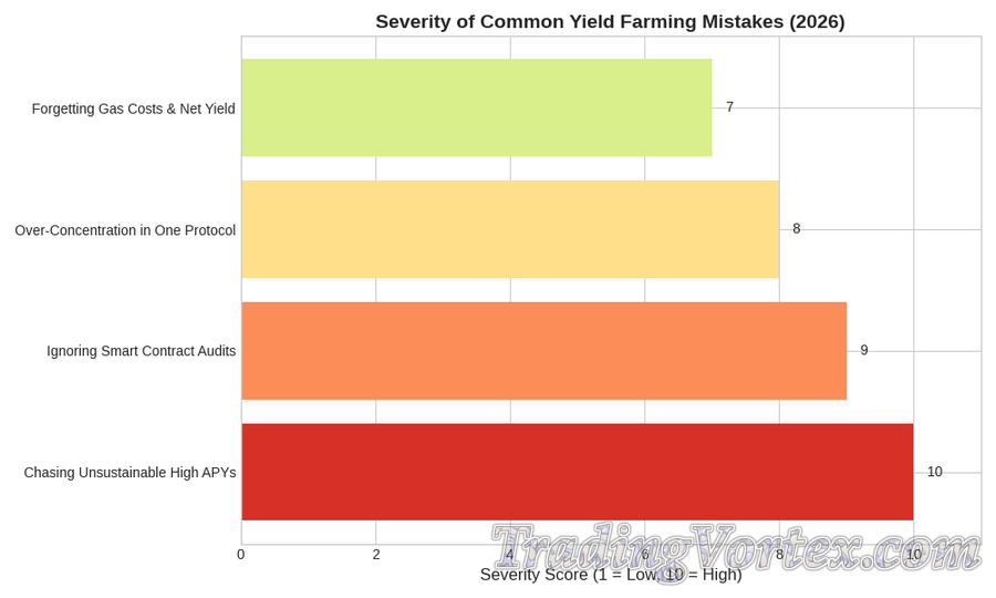 Severity of Common Yield Farming Mistakes (2026)