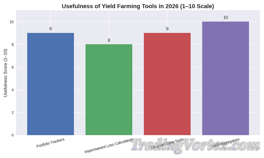 Usefulness Scores of Key Yield Farming Tools (2026)