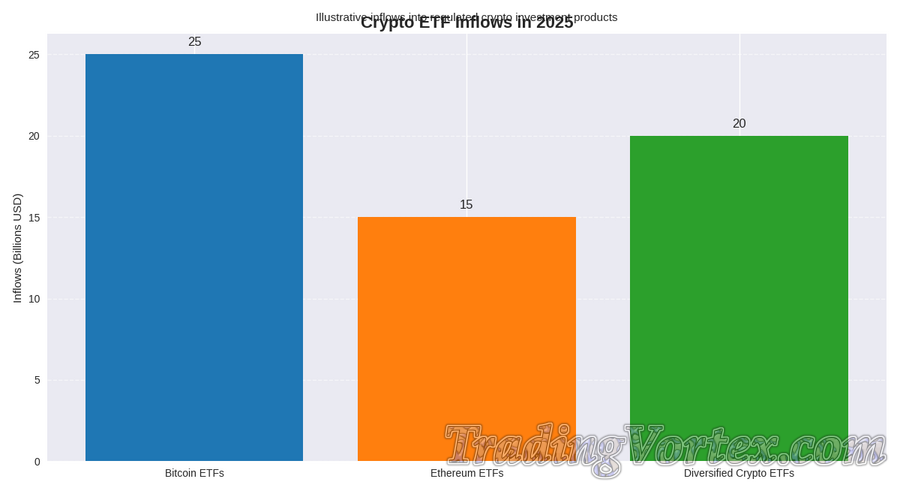 Crypto ETF Inflows in 2025
