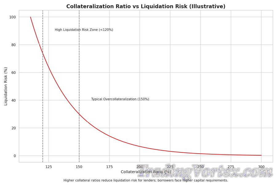 Collateralization vs Liquidation Risk