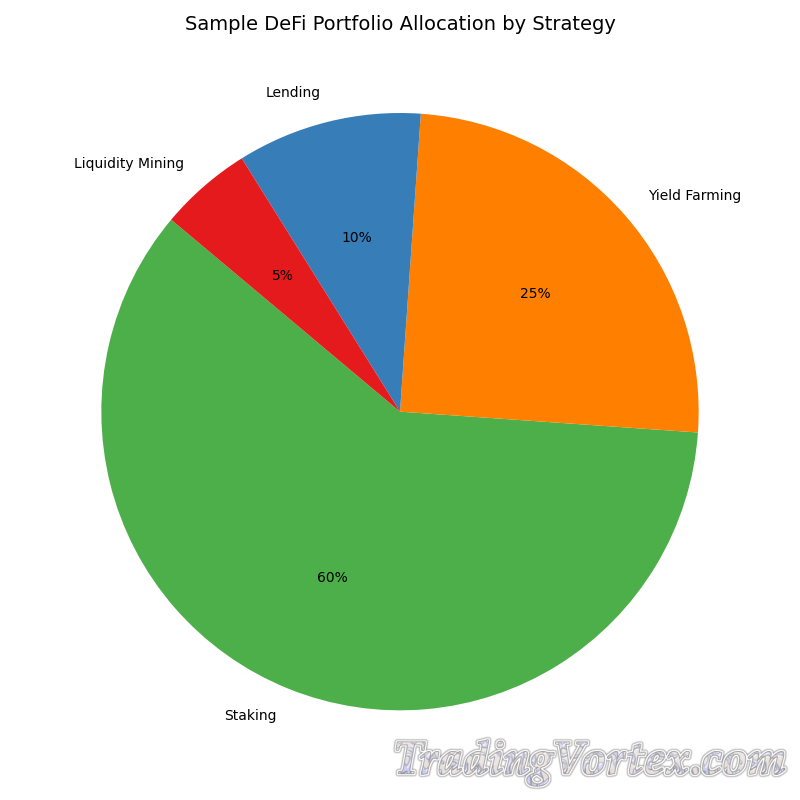 Sample DeFi Portfolio Allocation by Strategy