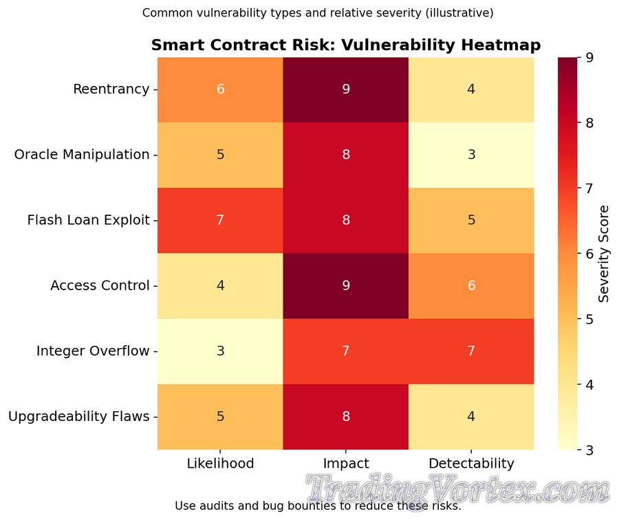 Smart Contract Risk: Vulnerability Heatmap