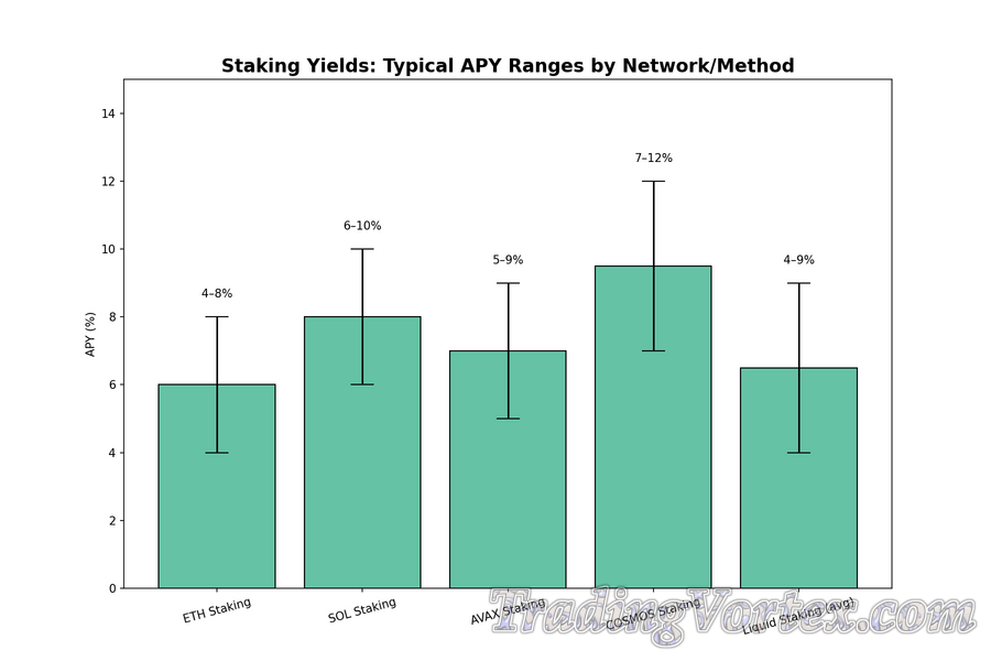 Staking APY Ranges