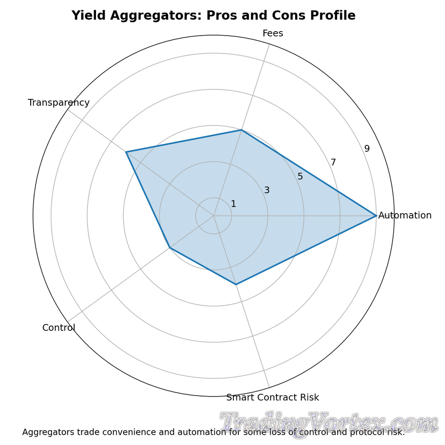 Yield Aggregator: Pros vs Cons Profile