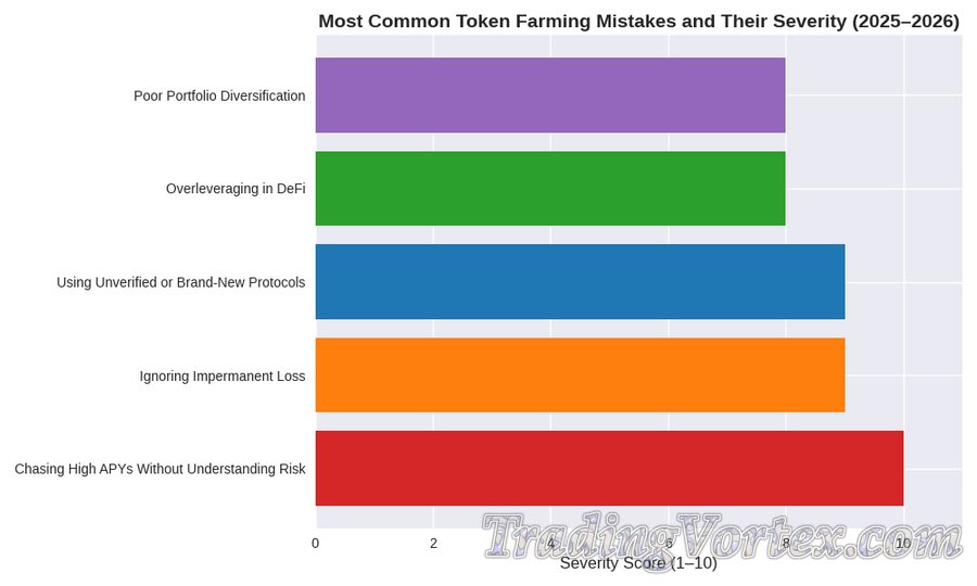 Most Common Token Farming Mistakes and Their Severity (2025–2026)