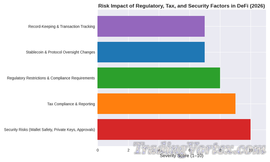Regulatory, Tax, and Security Risks in DeFi Severity Overview (2026)