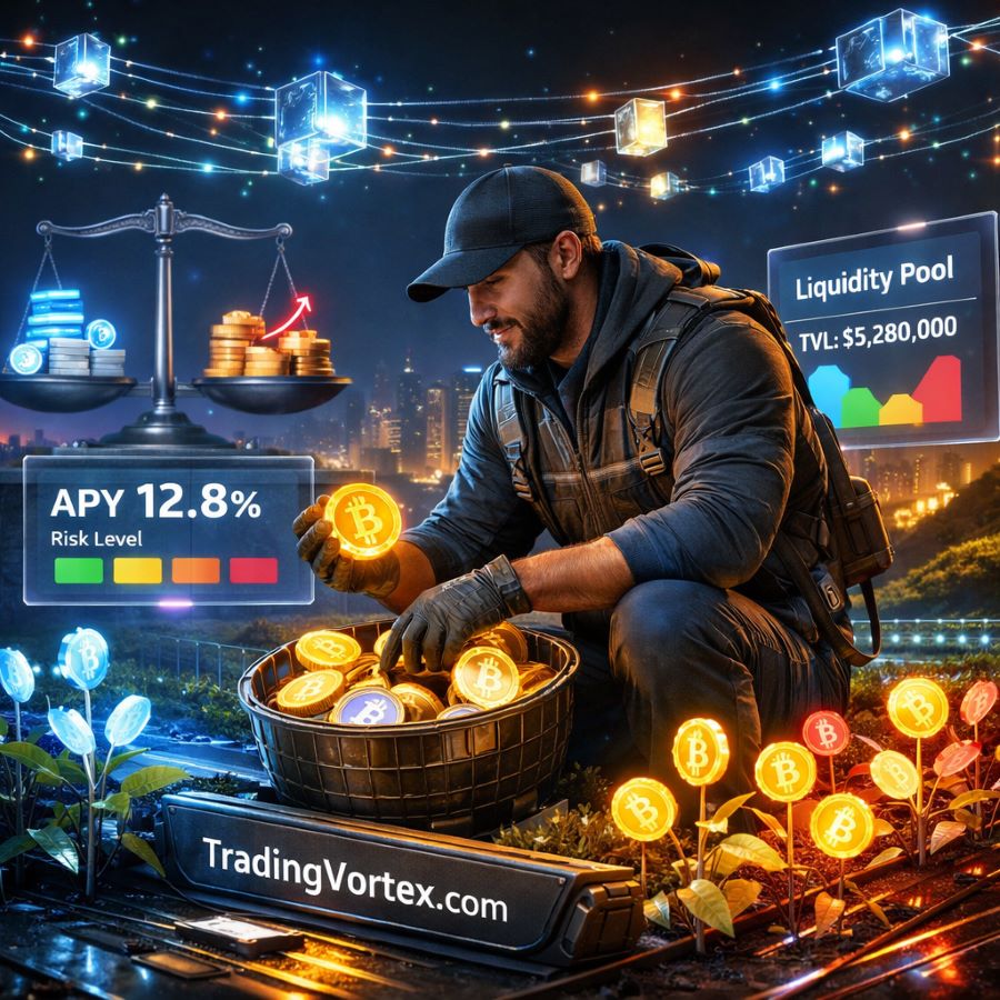 How to Farm Tokens with Minimal Risk