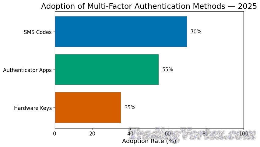 Adoption of Multi-Factor Authentication Methods &mdash; 2025