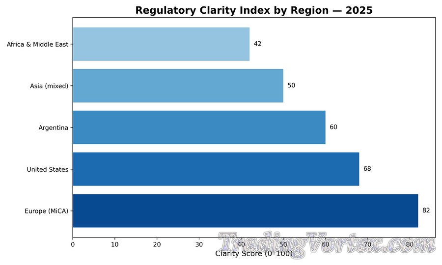 Regulatory Clarity Index by Region &mdash; 2025