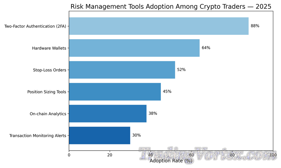 Risk Management Tools Adoption Among Crypto Traders &mdash; 2025