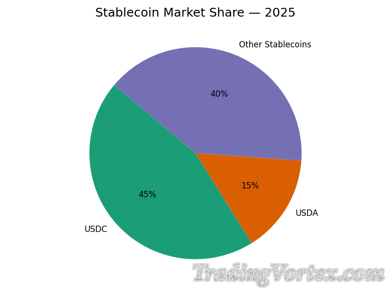 Stablecoin Market Share &mdash; 2025