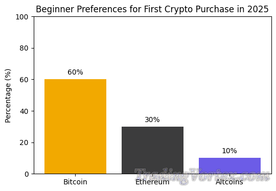 Beginner Preferences for First Crypto Purchase in 2025