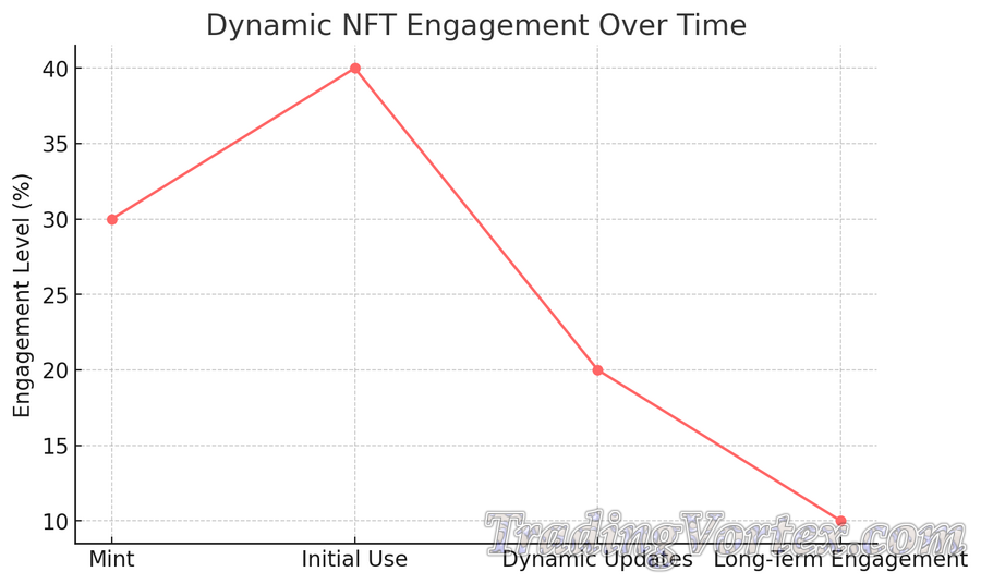 Dynamic NFT Engagement Over Time