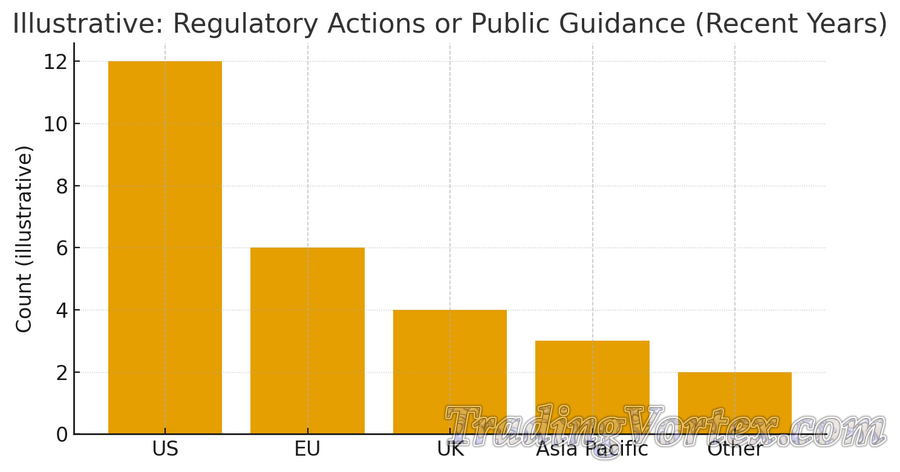 Regulatory Actions or Public Guidance by Region
