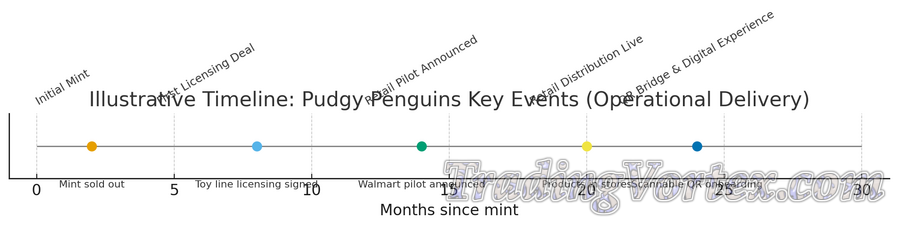 Timeline: Pudgy Penguins Key Events (Operational Delivery)