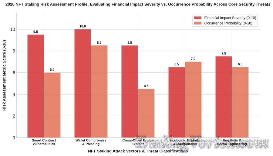 2026 NFT Staking Risk Assessment Profile: Evaluating Financial Impact Severity vs. Occurrence Probability Across Core Security Threats