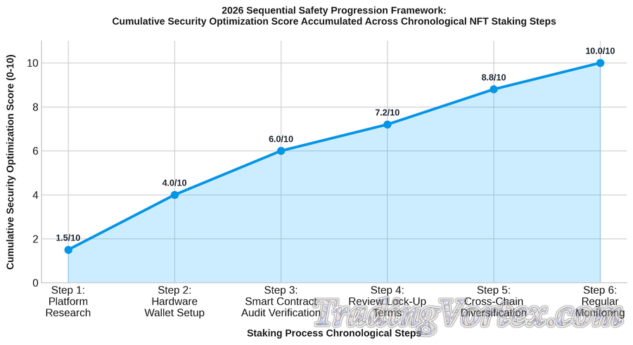 2026 Sequential Safety Progression Framework: Cumulative Security Optimization Score Accumulated Across Chronological NFT Staking Steps