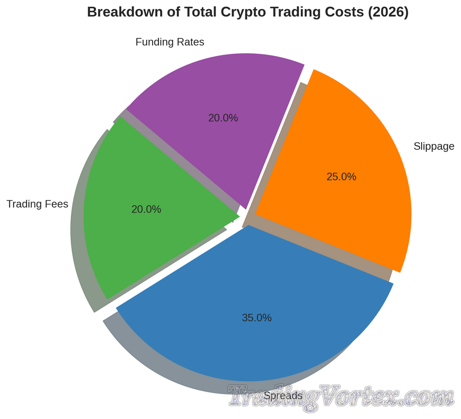 Breakdown of Total Crypto Trading Costs (2026)