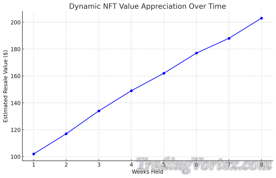 Dynamic NFT Value Appreciation Over Time