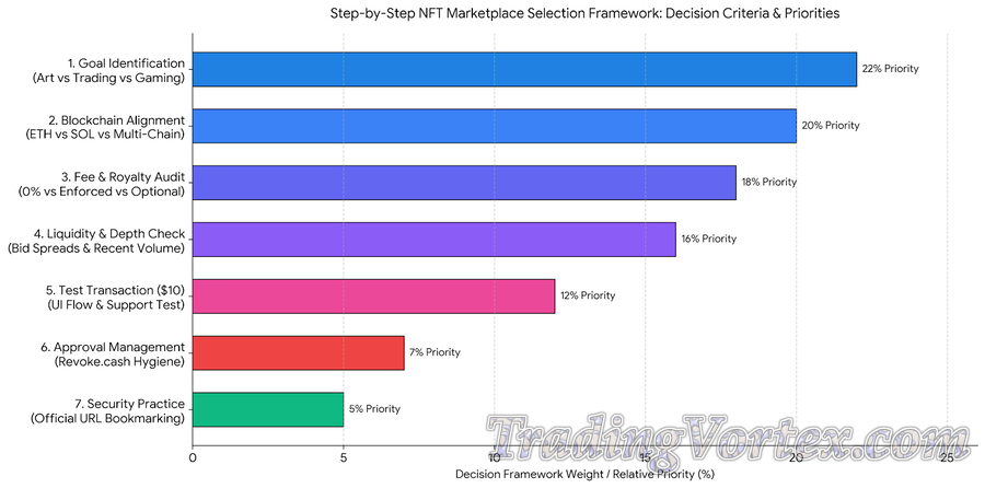 Step-by-Step NFT Marketplace Selection Framework: Decision Criteria & Priorities Breakdown