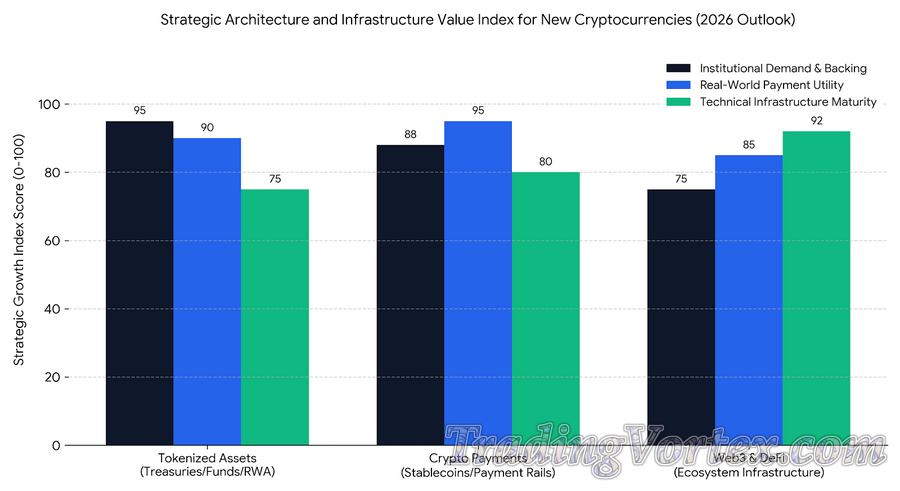 Strategic Architecture and Infrastructure Value Index for New Cryptocurrencies (2026 Outlook)
