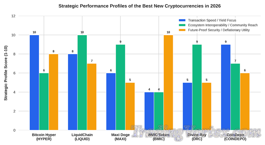 Strategic Performance Profiles of the Best New Cryptocurrencies in 2026
