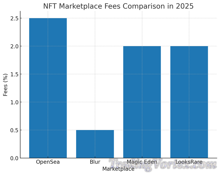 NFT Marketplace Fees Comparison in 2025