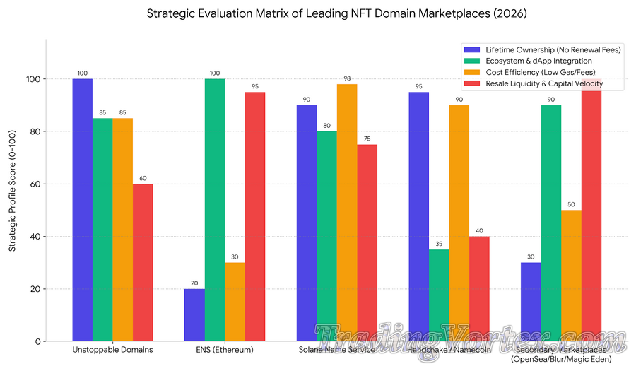 Strategic Evaluation Matrix of the Leading NFT Domain Marketplaces in 2026