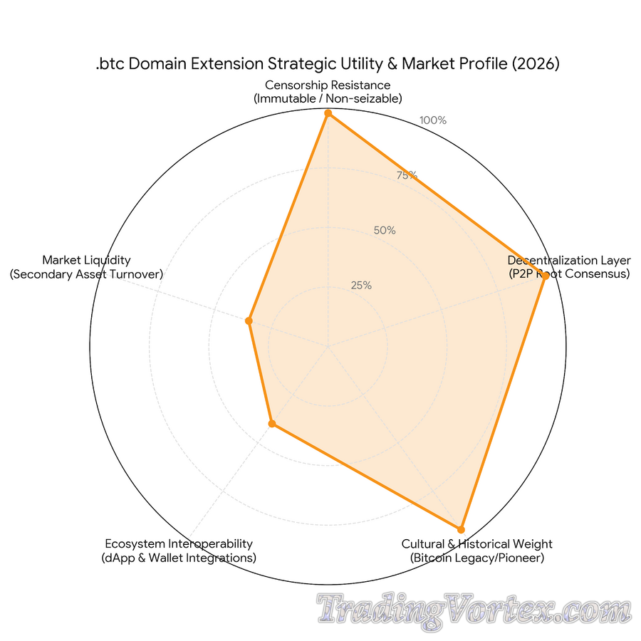 Strategic Utility and Market Profile of the .btc Domain Extension in 2026